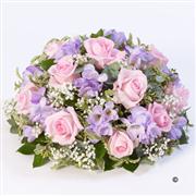 Extra Large Rose and Freesia Posy - Pink and Lilac