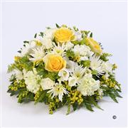 Large Classic Yellow and White Posy