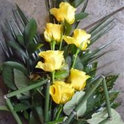 Yellow Rose Tied Sheaf