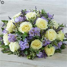 Lilac Freesia and Rose Posy Extra Large